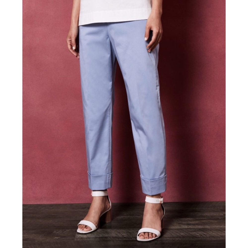 Ted Baker High Rise Cotton Trouser Size 6